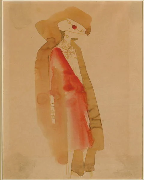 Coco Chanel, 1930s (ink & wash on paper), Berard, Christian (1902-49) / Private Collection / Photo © Christie's Images / Bridgeman Images