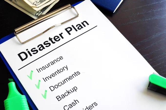 disaster plan checklist