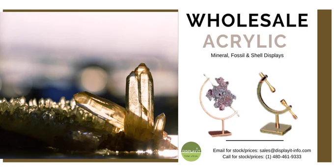 Wholesale Acrylic Mineral, Fossil & Shell Displays

📧 For stock/prices: sales@displayit-info.com
http://displayit-info.com/acrylic/acrylic9.html
#wholesale #acrylicdisplays #mineral #fossil #shell #seashells 