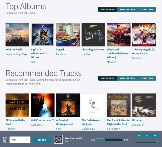 Recommendations