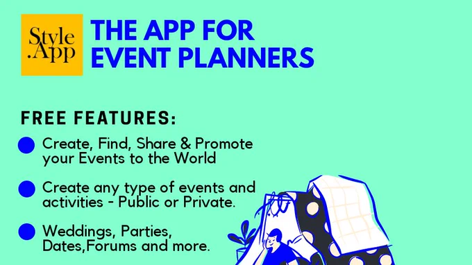 Enjoy styleapp event planning app and share .
You will love it .