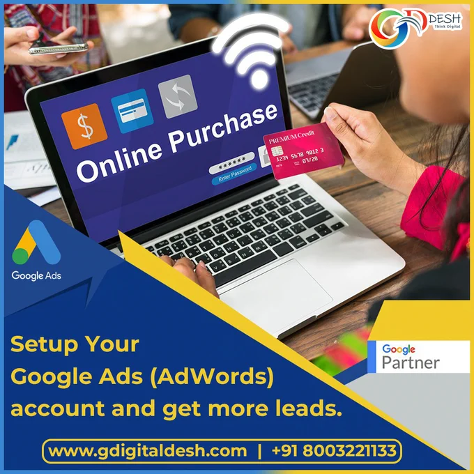 👉Google AdWords, is Google's advertising system in which advertisers bid on certain keywords in order for their clickable ads to appear in Google's search results. Since advertisers have to pay for these clicks.

👉✈Google Ads is a paid advertising platform that falls under a marketing channel known as pay-per-click (PPC). G Digital Desh helps you in managing your Google Ads by targeting specific keywords that can drive more purchases, leads, or conversions to your website. With Google Ads, you can boost your website traffic, receive more phone calls, and increase your in-store visits. Google Ads allows you to create and share well-timed ads (via both mobile and desktop) among your target audience. The benefit of search ads is that you’re displaying your ad in the place where most searchers look for information first — on Google.🙂
#digitalmarketing #contentmarketing #smm #digitalmarketingagency #googlecertifiedagency #gdigitaldesh
#googleadsoradword 