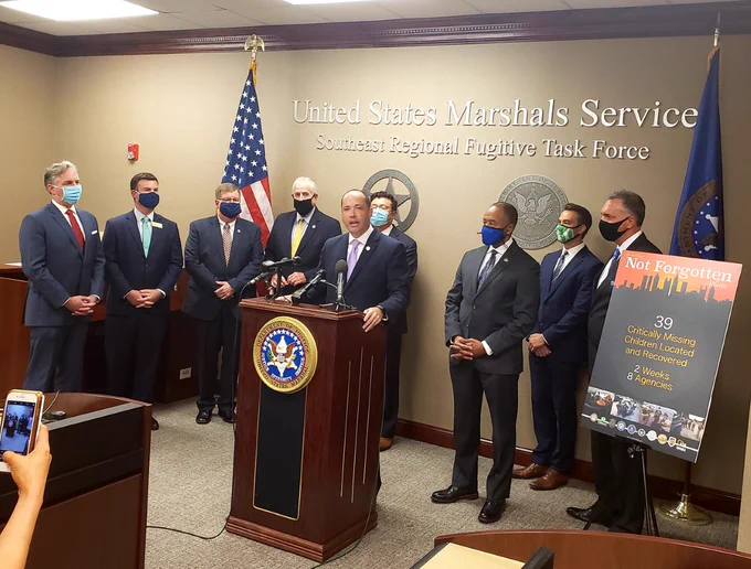 Press Conference Photo. Operation Not Forgotten