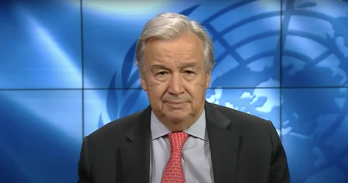 I applaud India’s decision to take forward the @isolaralliance in the form of One Sun, One World, One Grid. I commend India’s plans for a World Solar Bank that will mobilize $1 trillion of investments in solar projects over the coming decade: #UNSG @antonioguterres at #DSML2020