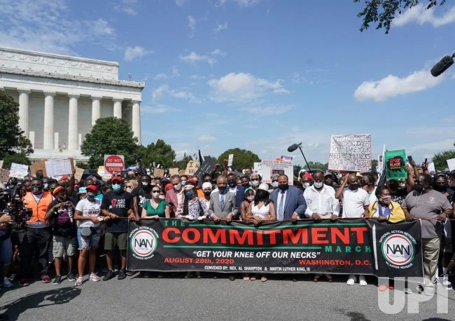 Friday, Aug. 28th, 2020, 57th Anniversary of the 1963,March on Washington BANNER ... Printed and Donated, ....by Keith Silver, Founder, Silver "K" Signs,   VOTE "KEITH SILVER for DC.com" for Nov. 3rd DC Council, At-Large
