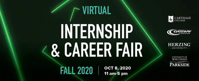 uw-parkside virtual internship and career fair