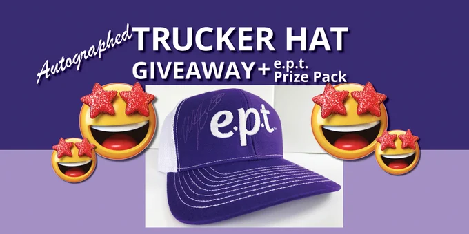 Matt Crafton autographed e.p.t. trucker hat giveaway   prize pack