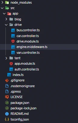 Sample App File Structure