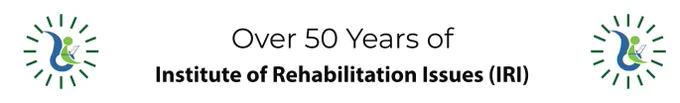 A banner with the NCRTM logo and the words, "Over 50 Years of Institute of Rehabilitation Issues (IRI)". To access IRIs select the link in the tweet. 