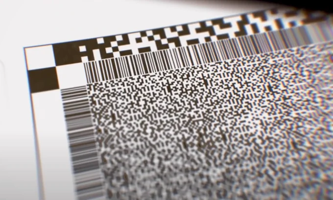 Screenshot of an Arctic Vault entry as a specialised qr code