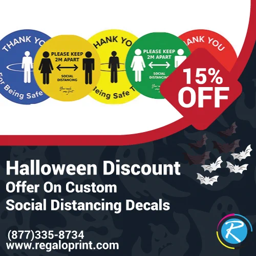 Halloween Discount on Custom Decals