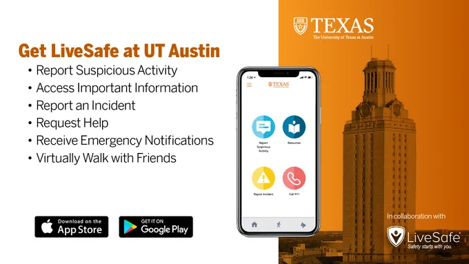Get LiveSafe at UT Austin