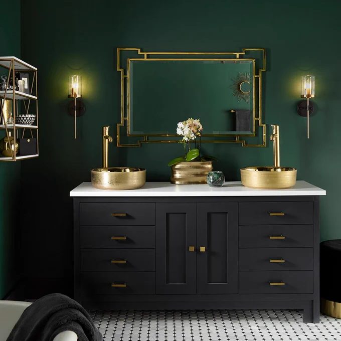 Moody Master Bathroom Refresh