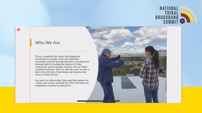 National Tribal Broadband Summit Presentation Slide. MuralNet Mission Statement. 