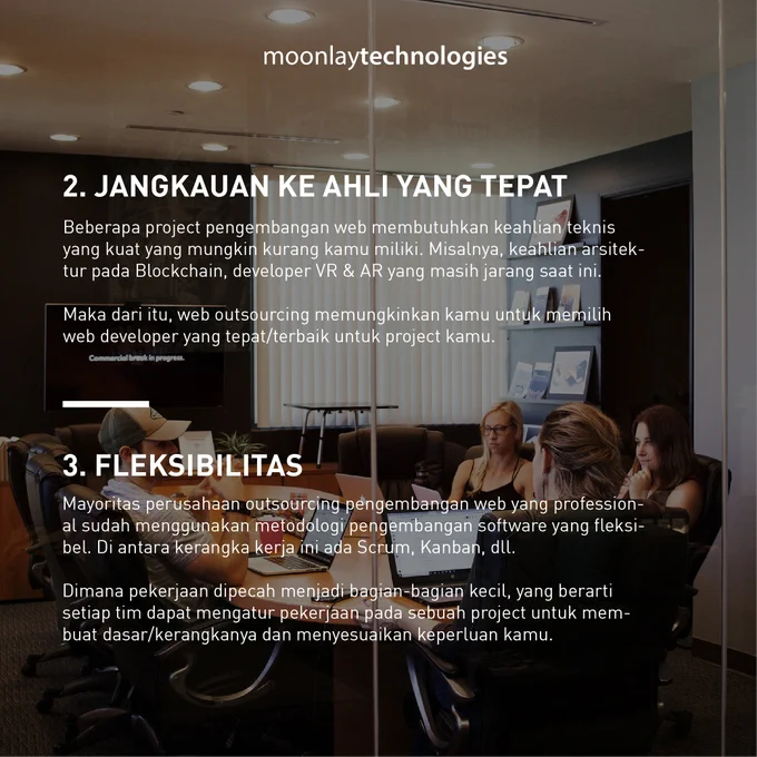 Dapat menjangkau ke ahli yang tepat dan lebih fleksibel