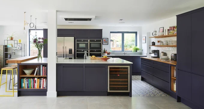 A complete transformation by @harveyjonesuk creates a family-sized kitchen space with @LindaEParker