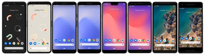 Image of 8 Android phones.