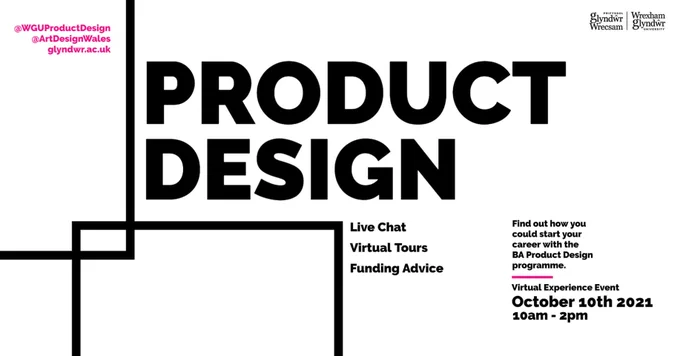 Product Design @WGU Virtual Open day info image.