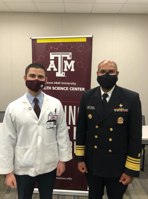 U.S. Surgeon General with Jordan Garcia, an M4