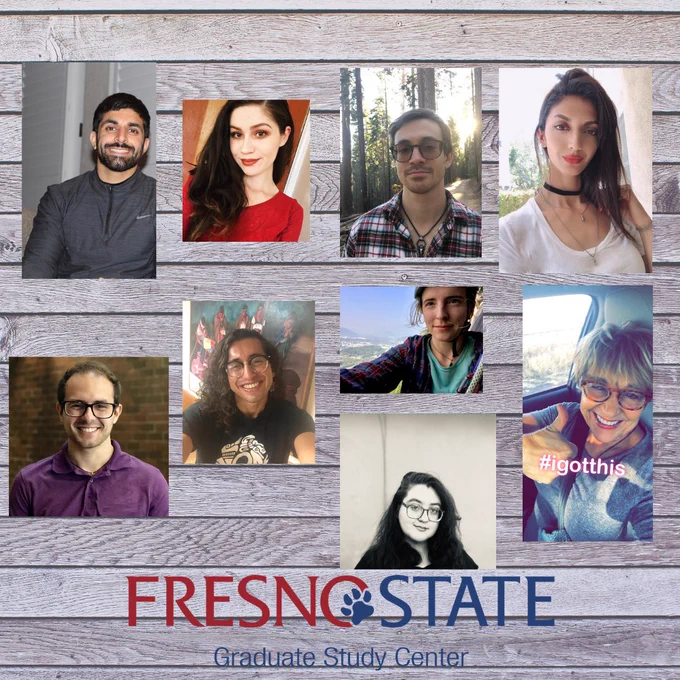 headshots of our consultants
Logo: Fresno State Graduate Study Center
