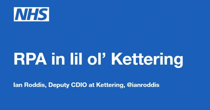 RPA in lil ol' Kettering