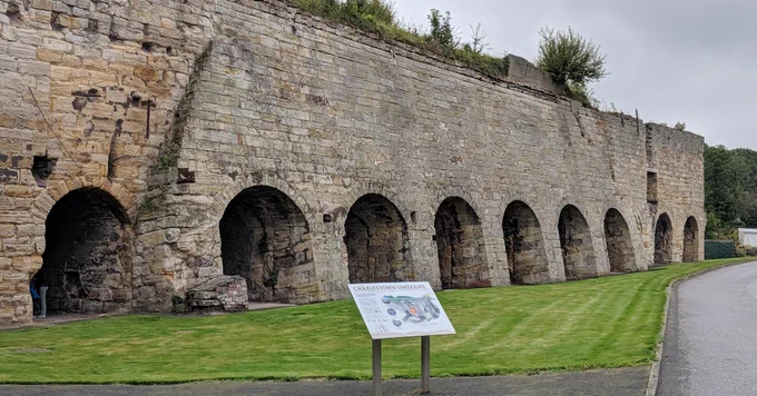 A historic lime kiln