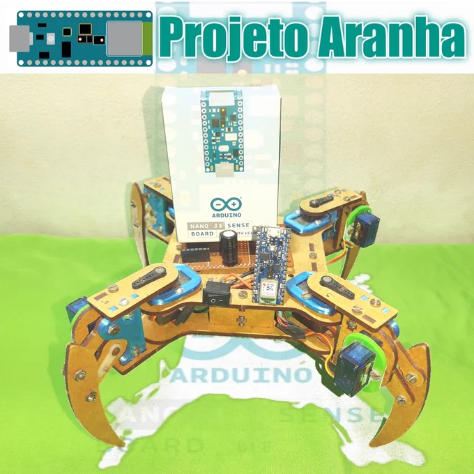 Novo Projeto: Aranha Autônoma.
.
Vamos iniciar o Terceiro projeto da @pixelsfatima para a exposição de projetos do #ArduinoCamp2020Experience que ocorrera no @fbideiasiguatemi nos dias 16, 17 e 18 de Outubro no Shopping @iguatemifortaleza .
.
Iremos usar a placa ARDUINO NANO 33 BLE SENSE como Cérebro de nossa "aranha perneta - pq só tem 4 patas 🤦🏾" e esse @arduino.cc foi escolhido por dispor de vários sensores já embarcados que serão muito úteis para a aranha como: 

Giroscópio - para identificar a posição da aranha, pode até auxiliar no aprendizado do caminhar.

Acelerômetro - para identificar se a Aranha caiu.

Magnetrometro - para orientear a direção da Aranha.

Sensor de distância - para desviar de Obstáculos

Sensor de cor - para ela identificar a fruta certa que pode "comer".

Sensor de luminosidade - para ligar a visão noturna a noite.

Sensor de Gestos - para treinar o adestramento.

Microfone - para fugir quando ouvir barulho

Bluetooth - para controla-la quando necessário.