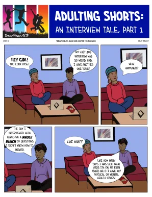 Cover of the Adulting Shorts comic.