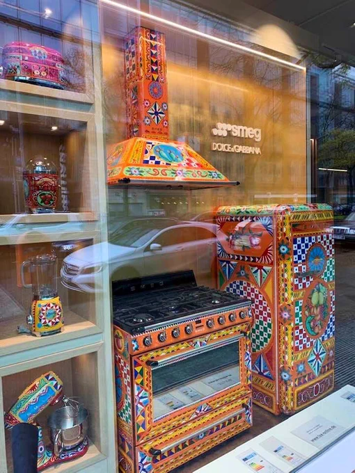 Pakistani Truck art used by Dolce & Gabbana to design kitchen