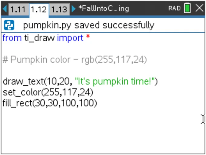 A Python program with tooltips and in-line prompts