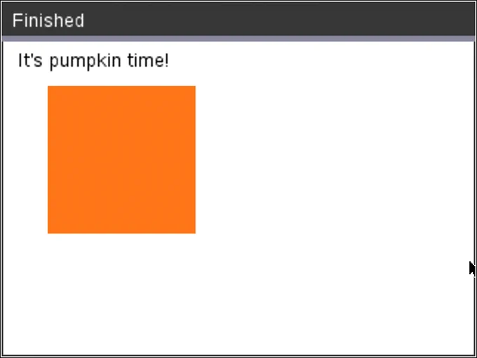 It's pumpkin time!