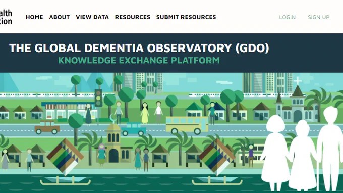 The Global Dementia Observatory (GDO) Knowledge Exchange Platform is WHO's resource and information sharing portal that supports the implementation of the global action plan on the public health response to dementia. The updated platform will go live later this year, but we are already curating resources to be featured on the platform once it goes live.