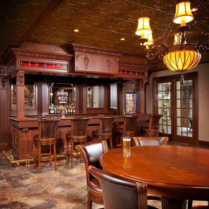 Still looking to escape quarantine? Simple, just build the local bar into your home! Though obviously not the standard in custom homes, these homeowners wanted to have a bar in their residence to enjoy all the amenities of the social environment in the comfort of their home. As a truly custom home builder, we have the experience and knowledge to make almost any request come to life!