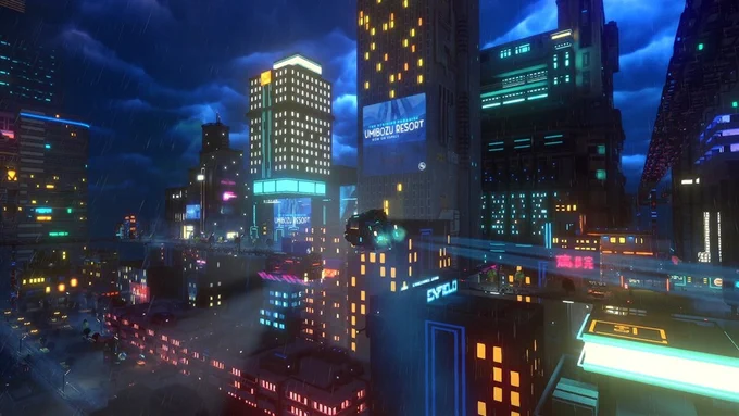 Imagem do jogo Cloudpunk