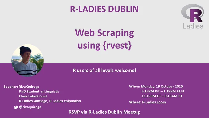Join us for a practical session on web scraping using rvest. This is a practical session. You’ll need to install RStudio and the following packages: tidyverse, janitor, robotstxt, polite and tidytext.