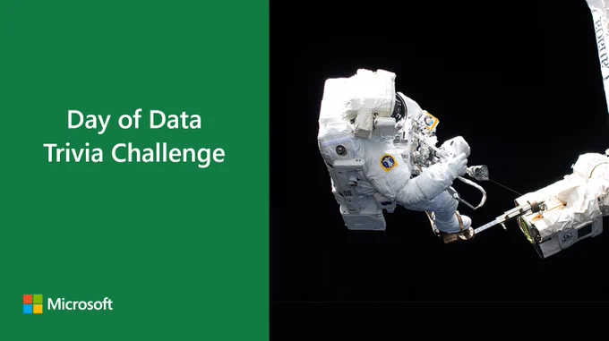 A graphic for the Day of Data trivia challenge.