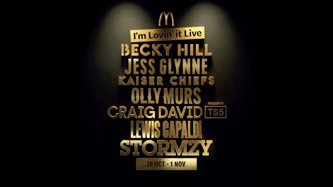 I'm Lovin' It Live Line-Up, ft: Becky Hill, Jess Glynne, Kaiser Chiefs, Olly Murs, Craig David, Lewis Capaldi and Stormzy 