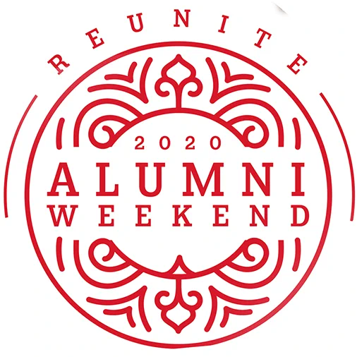 2020 Alumni Weekend logo.