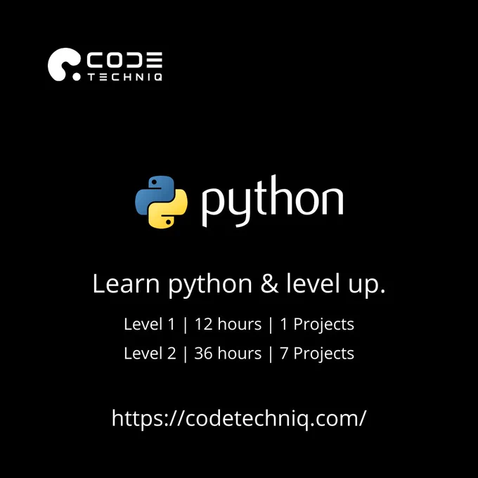 Code TECHNIQ python programming