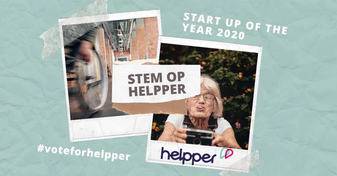 Invitation to vote for Helpper to become Startup of the Year