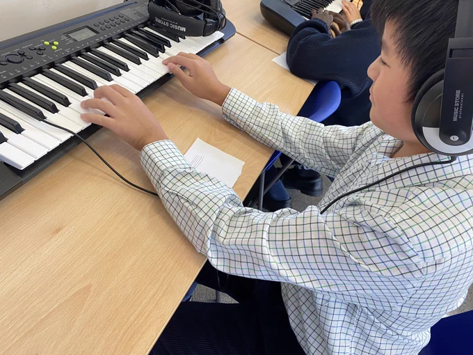 Andy played his piece perfectly. Well done!