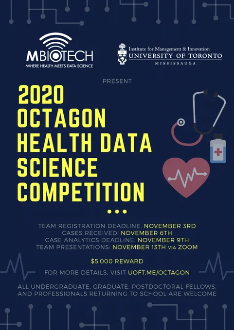 Octagon Health Data Science Competition promotional banner