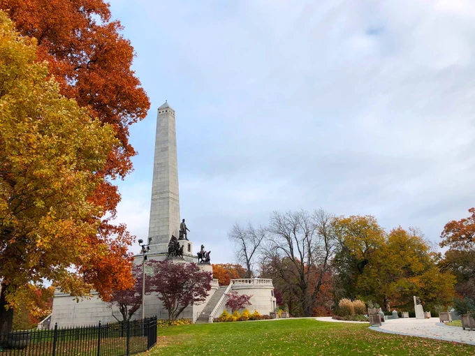 Lincoln Tomb in Springfield, IL