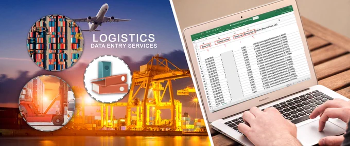 logistics data entry services