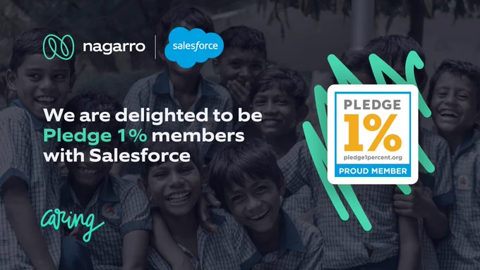 We are delighted to be Pledge 1% members with Salesforce. 