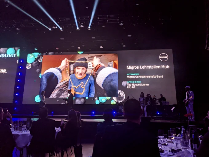 Migros won Digital Campaign at yesterdays Best of Swiss Web Award. 