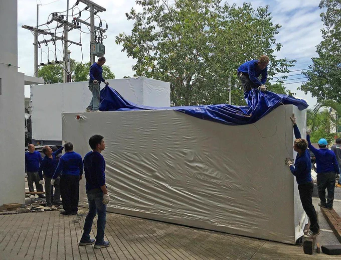 #PLAZARIUM MPS #pyrolysis and #plasma units are safely delivered to the client for installation and commissioning process (#plastic #recycling to produce #fuel, #diesel and #gasoline).