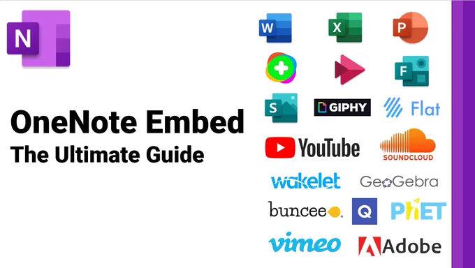 Picture of OneNote Embed Guide