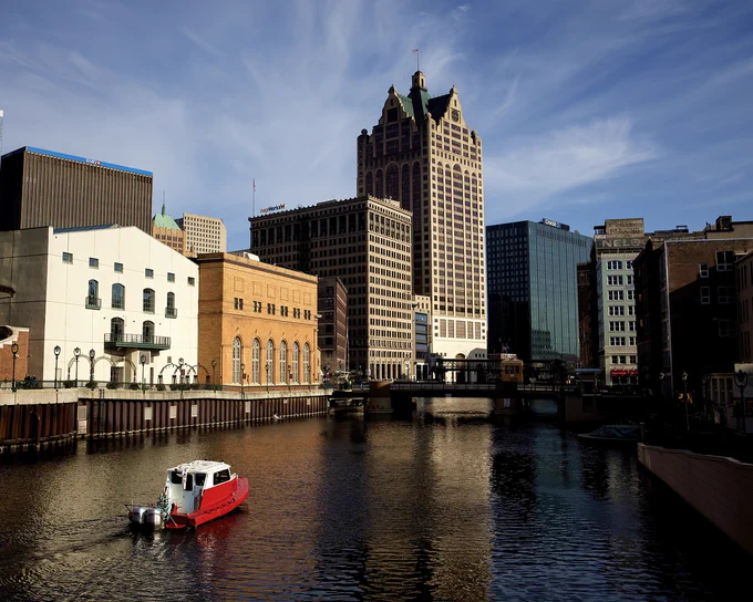 landscape, milwaukee, river