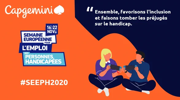 Semaine Européenne pour l'emploi des personnes handicapées chez Capgemini